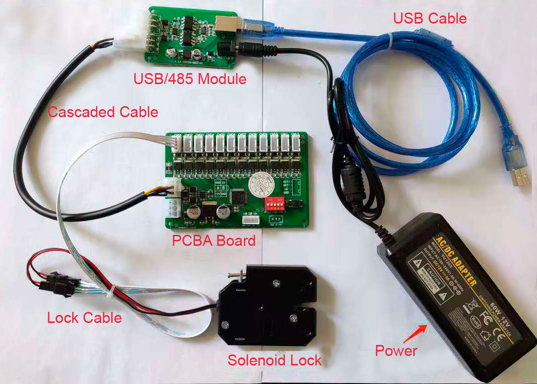 solenoid lock for cabinet